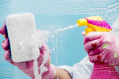Preparing furniture for upholstery cleaning in a Camden property