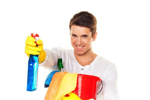 Professional deep cleaning in a Camden flat bathroom