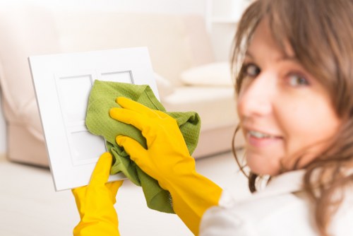 Scheduled cleaning visit for a Camden residential property